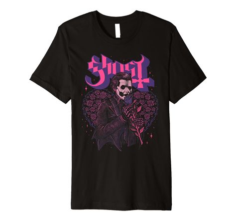 PRICES MAY VARY. Solid colors: 100% Cotton; Heather Grey: 90% Cotton, 10% Polyester; All Other Heathers: 58% Cotton, 42% Polyester Imported Pull On closure Machine Wash Official Ghost Merchandise Ghost T-Shirts for Men, Women, Boys, and Girls; Ghost Apparel; Ghost Hoodies; Ghost Shirts for Adults and Kids; Ghost Shirts for Men and Women; Ghost Phone Accessory, Tablet Stand, and Grip Holder; This premium t-shirt is made of lightweight fine jersey fabric Fit: Men’s fit runs small, size up for a lo Ghost Shirts, Ghost Tshirt, Ghost Ghost, Ghost Shirt, Tablet Stand, Trending Gifts, Pharmacy Gifts, T Shirts For Men, Shirts For Men