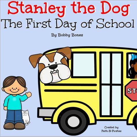 Stanley the Dog The First Day of School is a new Bobby Bones book that your class is sure to love. This packet can accompany the book for some great first day of school activities. Bobby Bones, Bulletin Boards Classroom Decor, Bone Books, First Day Of School Activities, Name Games, Classroom Bulletin Boards, Teacher Help, School Activities, First Day Of School