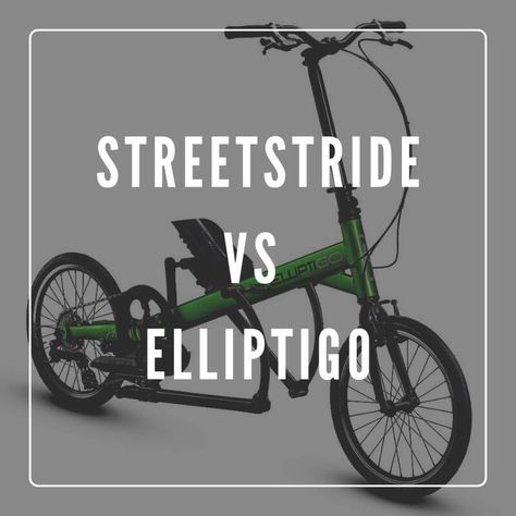 StreetStrider vs ElliptiGo - choosing the best elliptical bike! Hybrid Bikes, Elliptical Bike, Never Fall In Love, Hybrid Bike, Front Runner, Biking Workout, Daily Workout, Bike Ride, Outdoor Sports