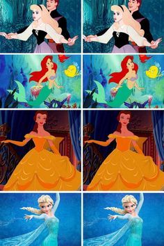 Disney princesses reimagined with REALISTIC waist sizes... ... Fat Disney Princesses, Feel Fat, Disney Theory, Images Disney, Funny Disney Jokes, Disney Fanatic, Disney Side, Disney Jokes, Size Difference