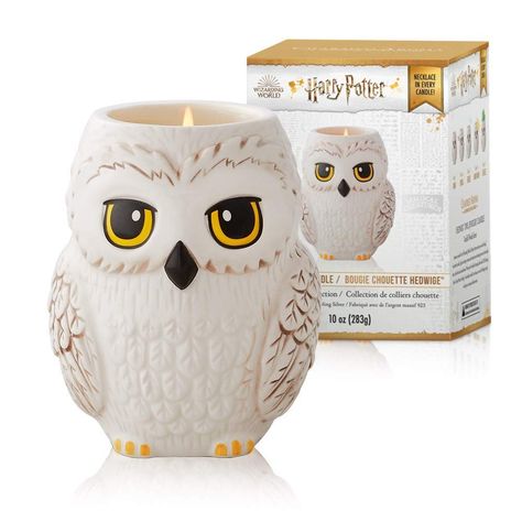 Harry Potter Candles, Hedwig Owl, Charmed Aroma, Stile Harry Potter, Harry Potter Accessories, Harry Potter Merch, Owl Candle, Harry Potter Hedwig, Harry Potter Room Decor