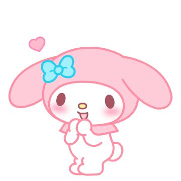 Animated Emojis, Piskel Art, My Melody Sanrio, My Melody Wallpaper, Melody Hello Kitty, Images Kawaii, Happy Gif, Hello Kitty Characters, Dancing Gif