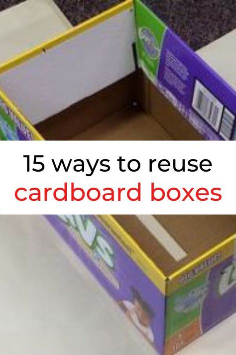 Cartonnage, Upcycling, Organisation, Box Diy Ideas, Cardboard Box Storage, Kids Painting Projects, Cardboard Box Diy, Recycle Cardboard Box, Upcycled Cardboard