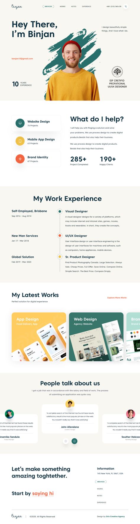 Web Portfolio Inspiration, Ux Designer Portfolio Inspiration, Ux Design Portfolio Ideas, Cv Website Inspiration, Website Personal Design, Profolio Website Design, Web Design For Portfolio, Website Layout Portfolio, Website Design For Portfolio