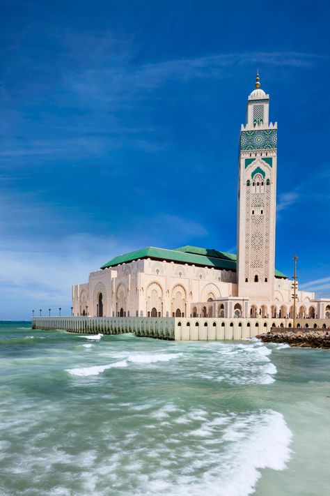 Places to Visit. Hassan II Mosque, Casablanca, Morocco.                                                                                                                                                      More Morocco, Casablanca, Hassan Ii Mosque, Casablanca Morocco