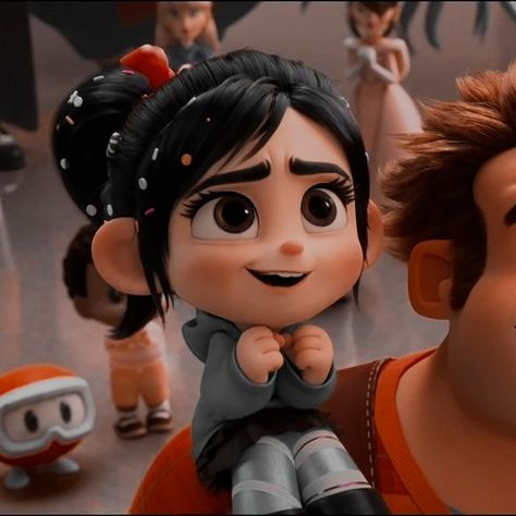 Reckitt Ralph Penelope, Ralph Ve Internet, Break It Ralph, Disney Widgets, Pixar Icons, Disney Pfp, Ralph Breaks The Internet, Vanellope Von Schweetz, Walt Disney Animation Studios