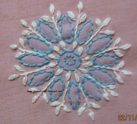 My craft works: Chikankari Motifs Chickenkari Embroidery Motifs, Chikankari Embroidery Motifs, Back Stitch Embroidery Design, Embroidery Design Motifs, Chikankari Motifs, Kamal Kadai, Back Stitch Embroidery, Chikan Embroidery, Dimensional Embroidery