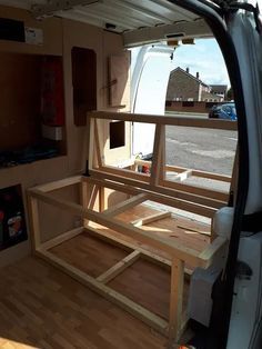 Wooden Rock & Roll Bed : 7 Steps - Instructables Van Bed Platform, Vw Kampeerwagens, Rock And Roll Bed, Minivan Camper Conversion, Campervan Bed, Camper Beds, Van Bed, Rock & Roll, Transit Camper