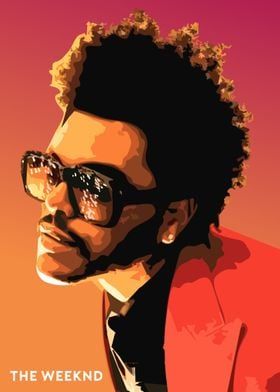 Adobe Illustrator, Music Poster The Weeknd, Minimalist Music Poster, Weeknd Poster, The Weeknd Poster, Minimalist Music, The Weeknd, Music Poster, Poster Wall