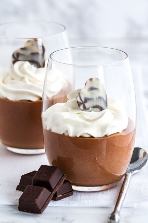 Chocolate Mouse Recipe, Easy Chocolate Mousse Recipe, Mouse Recipes, Choc Mousse, Easy Chocolate Mousse, Chocolate Mouse, Chilled Desserts, Make From Scratch, Homemade Pudding