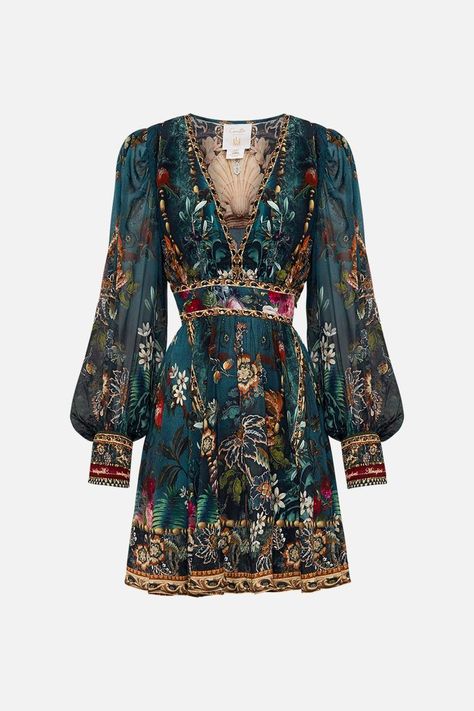 Simple Flavor Women's Floral Vintage Dress Elegant Midi Evening Dress 3/4 Sleeves, Opal Green Dress, Cocktail Dress Couture, Anti Prom Outfits, Boho Style Dresses Formal, Formal Dress For Curvy Body Type, Colorful Sophisticated Outfits, Jewel Tone Dresses Casual, Cocktail Dress Classy Evening Summer