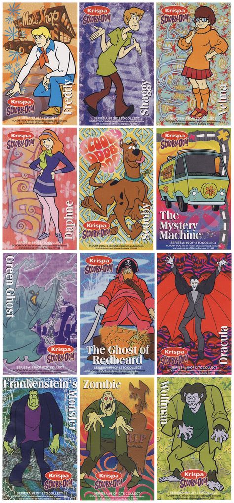 1999 Krispa Scooby Doo Trading Cards, New Zealand Scooby Doo Bad Guys, Scooby Doo Cc Sims 4, Scooby Doo 70s Aesthetic, Scooby Doo Classroom, 70s Scooby Doo, Scooby Doo Ghoul School, Scooby Doo Aesthetic, Scooby Snax, Scooby Doo Wallpaper