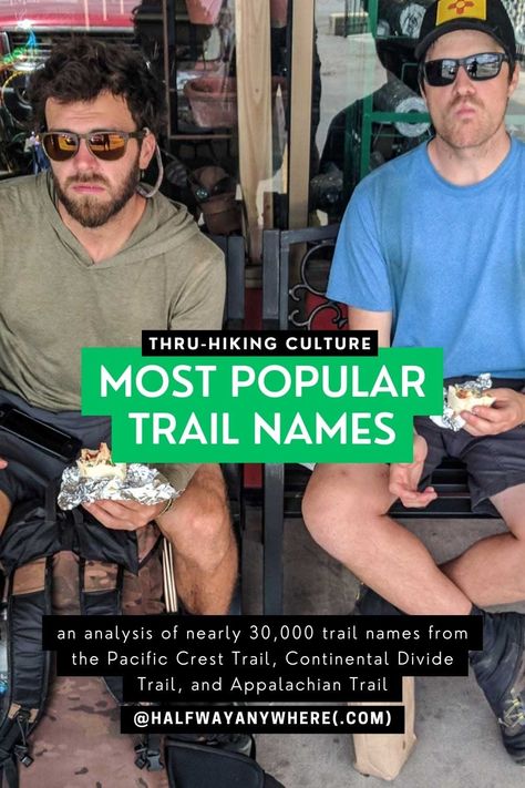 An extensive collection of the most popular trail names from the Pacific Crest Trail, Continental Divide Trail, and the Appalachian Trail. Trail Names Ideas, Trail Names, Pct Trail, Continental Divide Trail, Appalachian Trail Hiking, John Muir Trail, The Appalachian Trail, Trail Hiking, Continental Divide