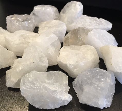 "Raw Quartz Crystal - crystal quartz cluster - raw quartz stone cluster - Healing crystals and stones - raw quartz crown chakra crystals Listing is for 1 raw quartz stone You choose the size: - Small: 1\" - 1.5\" - Large: 1.5\" - 2\" - Slivers: ~1\" in Diameter Quartz is a Storm Element stone related to All the Chakras. Place a Quartz in any room of the house to enhance harmony and cooperation in your home. Crystal radiate energy into the area around them and can also be used to absorb negative Quartz Crown, White Quartzite, Quartz Slab, Raw Quartz Crystal, Raw Quartz, Crystals And Stones, Crystal Meanings, Minerals And Gemstones, Rocks And Gems