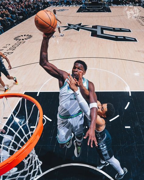 the only two players in franchise history to tally 500+ PTS, 100+ REB, and 100+ AST in the first 25 road games of a season: ▪️Kevin… | Instagram Anthony Edwards Dunk, Road Games, Nba Pics, Basketball Background, Basketball Photos, Kevin Garnett, Hoop Dreams, Nba Pictures, Anthony Edwards