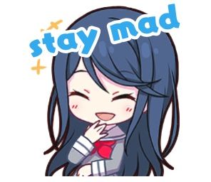 stay mad Hatsune Miku, Pjsk Stickers Funny, Reaction Pictures Mad, Project Sekai Stickers, Pjsk Stickers, Reaction Stickers, Mad Meme, Pjsk Stamps, Ed Sheeran Facts