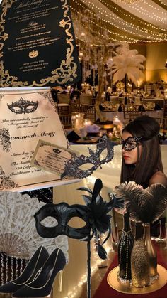 Boujie Party Food, Masquerade Nye Party, Maskerade Prom Theme, Masquerade Date Party Sorority, Quince Themes Masquerade, Great Gatsby Hoco Theme, The Great Gatsby Party Theme Sweet 16, 21st Birthday Masquerade Theme, Mascarade Homecoming Theme
