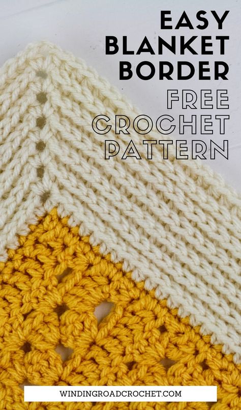 Blanket Border, Crochet Blanket Border, Crochet Boarders, Easy Blanket, Blanket Stitches, Crochet Blanket Edging, Háčkované Lemy, Crochet Border Patterns, Granny Stripe