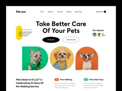 Blog Layout Design, Cute Website, Ux Design Process, Web Application Design, Ui Website, Dog School, Illustrator Design Tutorial, Inspiration Board Design, Ux Design Inspiration