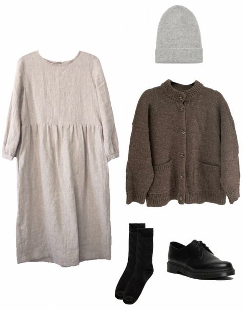 A Sustainable & Me-Made Fall Capsule Wardrobe - Emily Lightly Layered Linen Outfits, Me Made Wardrobe, Fall Dresses 2023, Fall Layering Outfits, Layer Outfits, Emily Lightly, Fall Style Inspiration, Layers Outfit, Winter Layering Outfits
