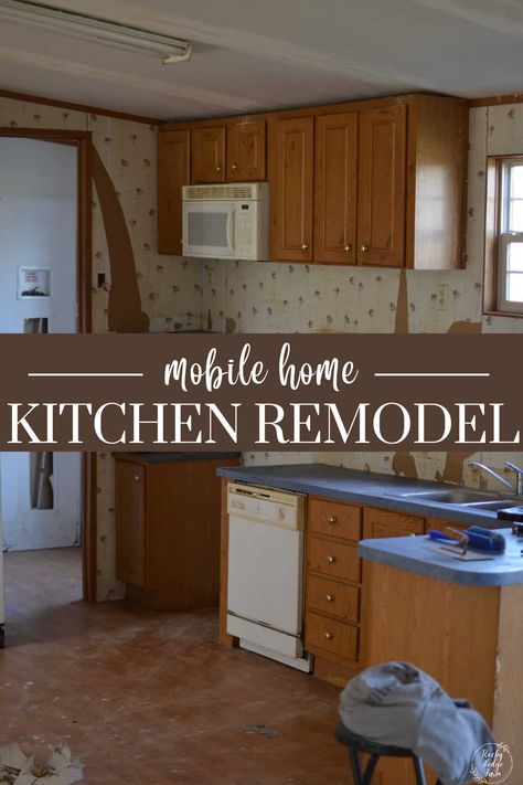 Doublewide Mobile Home Renovations Kitchen, Doublewide Kitchen Remodel, Mobile Home Kitchen Remodel Single Wide, Doublewide Mobile Home Renovations, Double Wide Kitchen, Double Wide Kitchen Remodel, Trailer Remodel Single Wide Diy, Doublewide Remodel, Cover A Popcorn Ceiling