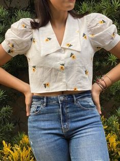 Couture, Printed Cotton Shirts Women, Fancy Top Design, Stylish Tops Fashion, Shirt Blouse Designs, Casual Blouse Designs, Cotton Tops Designs, Fashion Top Outfits, Trendy Blouse