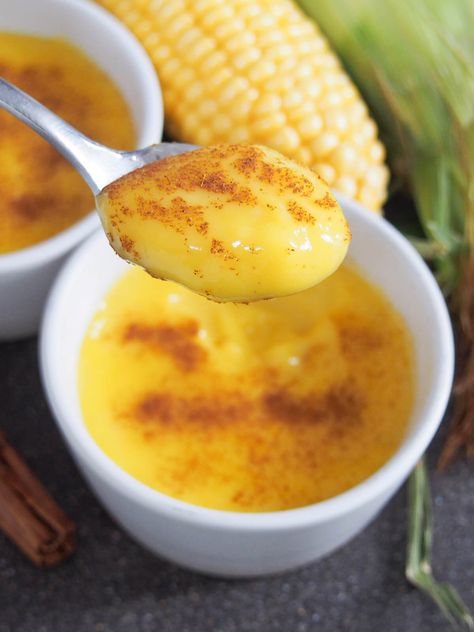 Corn Custard Recipe, Easy American Recipes, Sweet Corn Pudding, Corn Pudding Recipes, Easy Custard, Brazilian Desserts, Thanksgiving Food Sides, Corn Dishes, Corn Pudding