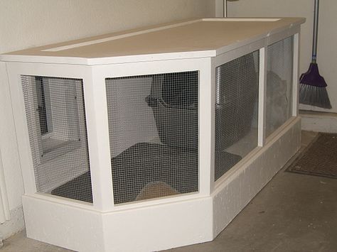 Gotta show this to Mom, she will love it...Litter box in Garage by W Photos, via Flickr Litter Box In Garage, Cat Door, Cat Box, Dog Door, Cat Room, Cat Litter Box, Dog Kennel, The Garage, Cat Furniture