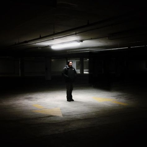 Night Shoots Photography, Low Light Street Photography, Night Urban Photography, Parking Lot Photography, Night Street Photography Portrait, Night Photography Men, Iphone Night Photography, Night Photography Ideas, Night Portrait Photography