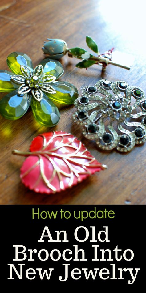 Brooch Bracelet - Salvaged Living Upcycling, Old Brooches Ideas, Brooch Pin Diy, Diy Broches Pin, What To Do With Old Jewelry, Upcycled Brooches, Old Jewelry Repurposed, Things To Make With Old Jewelry, Diy Brooch Pin