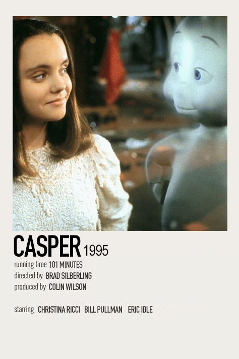 Casper Movie Poster, Fall Poster Prints, Autumn Movie Poster, Halloween Movies Polaroid Poster, Halloween Polaroid Poster, Halloween Movies Poster, Aesthetic Halloween Movies, Movies Posters Aesthetic, Casper Poster