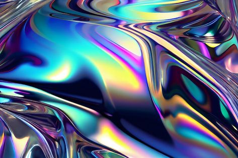 Liquid Chrome, Metal Background, Liquid Metal, Metal Surface, Chrome Metal, Art Courses, Studio Album, Premium Photo, 3d Design