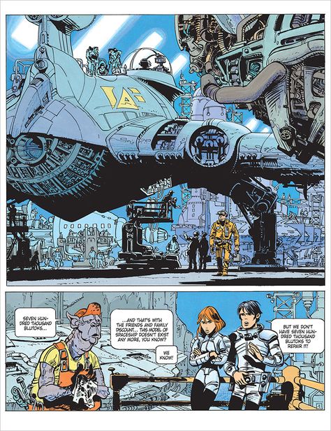 Valérian: The Rich Graphic Novels Behind the Film – PRINT Magazine Serial Art, Western Comics, Valerian Comic, European Artists, Color Drawings, Scifi Fantasy Art, Sci Fi Comics, Graphic Novel Art, Ligne Claire