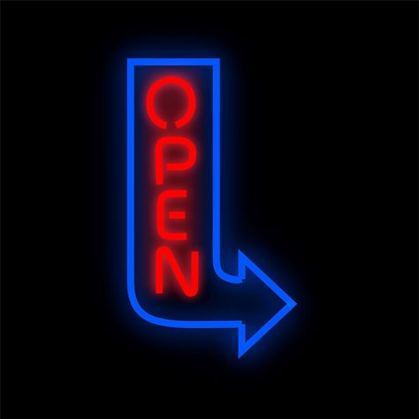 Open Signage, Open For Business Sign, Light Up Bar Sign, Open Neon Sign, Lights Restaurant, Led Open Sign, Coffee Shop Signs, Open Bar Sign, Neon Open Sign