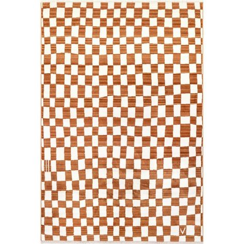 Nuloom Rugs, Rugs Large, Area Rug For Living Room, Checkered Rug, Big Rugs, Rug For Living Room, Living Room Area Rugs, Clearance Rugs, Orange Area Rug