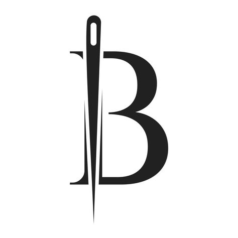 Letter B Tailor Logo, Needle and Thread Combination for Embroider, Textile, Fashion, Cloth, Fabric Template Sewing Logo Design Ideas Graphics, Tailor Logo Design Ideas, Tailor Logo Design Branding, Fashion Design Logo Ideas Creative, Textile Logo Design Ideas, Fashion Designer Logo Ideas, Logo For Fashion Designer, Logo Design Ideas Fashion Clothing, Logo Ideas For Clothing Brand
