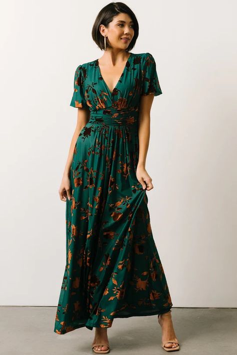 Embossed Velvet, Formal Wedding Guests, Boho Floral Maxi Dress, Fall Wedding Guest Dress, Baltic Born, Velvet Maxi Dress, Velvet Maxi, Long Beach Dress, Guest Attire