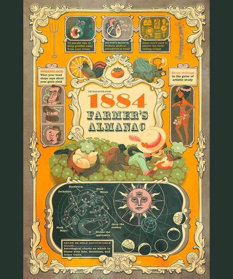 Glen Brogan on Instagram: "My second piece for the Covers show, The Farmer's Almanac. You know, just to have a piece that will connect with today's youth. Prints available at HCGart (dot) com" Instagram, Paper Crafts, Design, Glen Brogan, Farmers Almanac, Farmer, Daisy, Quick Saves, On Instagram