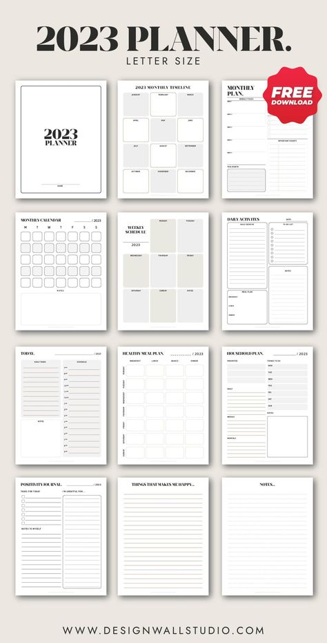 Rutinitas Harian, Weekly And Daily Planner, Free Planner Templates, Free Daily Planner, Kalender Design, Study Planner Printable, To Do List Printable, To Do Planner, Monthly Planner Template