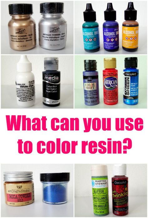 What can you use to color resin? – Resin Geodes Seni Resin, Epoxy Resin Diy, Resin Crafts Tutorial, Color Resin, Diy Resin Projects, Resin Art Painting, Resin Jewelry Diy, Wine Bottle Diy Crafts, Art And Crafts