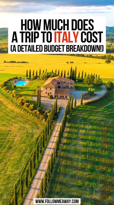 How Much Does a Trip to Italy Cost (A Detailed Budget Breakdown!) How To Travel To Italy On A Budget, Affordable Italy Trip, First Trip To Italy Travel Tips, Planning A Trip To Italy Budget, Italy In 10 Days, Family Trip To Italy, Italian Vacation Itinerary, Italy Cheap Travel, Planning Trip To Italy