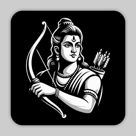 A black and white image of a deity with ... | Premium Vector #Freepik #vector #shiva #lord-shiva #shivratri #mahadev Mandalas, Black Colour Drawing, Hanuman Jii, Digital Art Black And White, Child Care Logo, Shivratri Wallpaper, Cartoon Black And White, Musical Instruments Drawing, Art Deco Borders