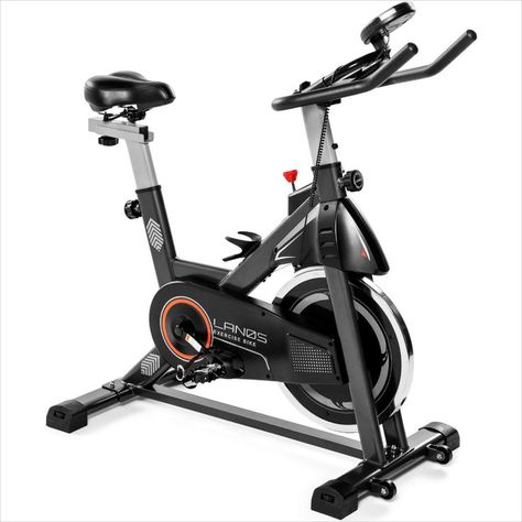 Lanos Exercise Bike, Stationary Bike for Indoor Cycling | The Perfect Exercise Bikes for Home Gym | Indoor Exercise Bike for Men and Women | Stationary Bike | Comfortable Seat Cushion, Silent Belt Drive, iPad Holder Bike Machine, Bike Indoor, Indoor Cycling Workouts, Stationary Bicycle, Best Exercise Bike, Indoor Bike Workouts, Stationary Branding, Indoor Cycling Bike, Bike Training