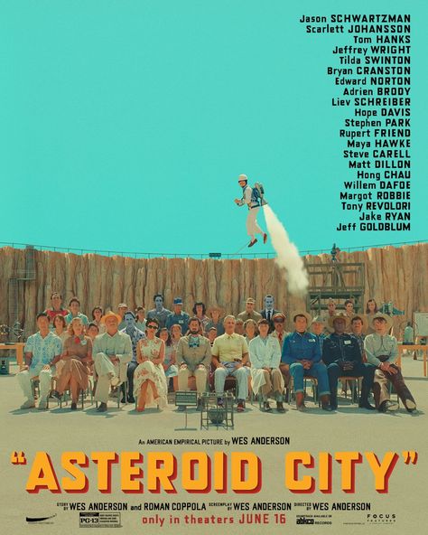 Wes Anderson Font, Wes Anderson Movies Posters, Wes Anderson Poster, Hope Davis, Wes Anderson Aesthetic, Tony Revolori, Asteroid City, Asterix Y Obelix, Rupert Friend