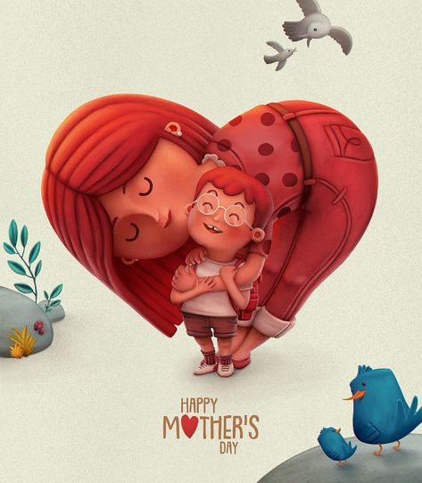 Mother's Day on Behance Women's Day Creative Poster, Mothers Day Poster, Campaign Ideas, Artist Illustration, Creative Poster Design, Mothersday Gifts, Art Drawings For Kids, Creative Ads, Creative Posters