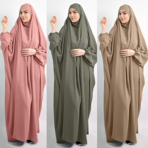 Abaya Mode, Khimar Style, Hijab Stile, Islamic Clothes, Mode Hijabi, Hijab Designs, Mode Kimono, Women Hijab, Islamic Dress
