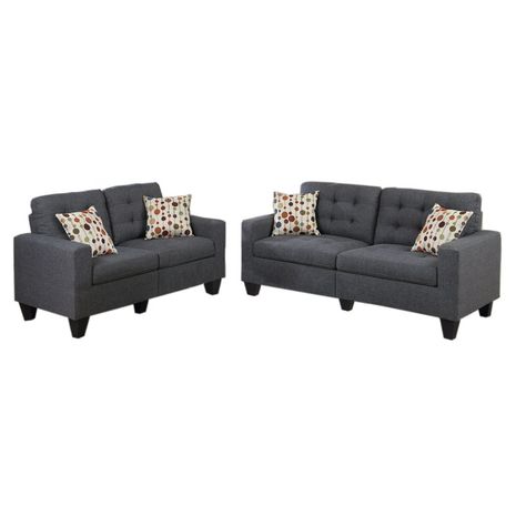 Black Sofa Set, Farmhouse Couch, Fun Living Room, Farmhouse Sofa, Sofa L, Furnitur Ruang Keluarga, Rustic Sofa, Cushion Couch, Sofa And Loveseat