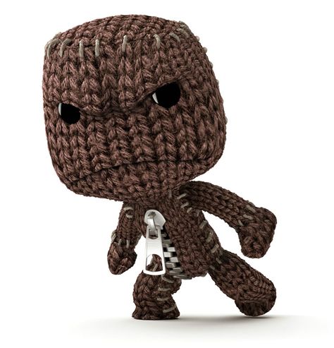 Angry Sackboy from LittleBigPlanet Amigurumi Patterns, Sac Boy, Large Cross Stitch Patterns, Planet Drawing, Little Big Planet, 2013 Swag Era, Swag Pics, Baby Jacke, Silly Pictures