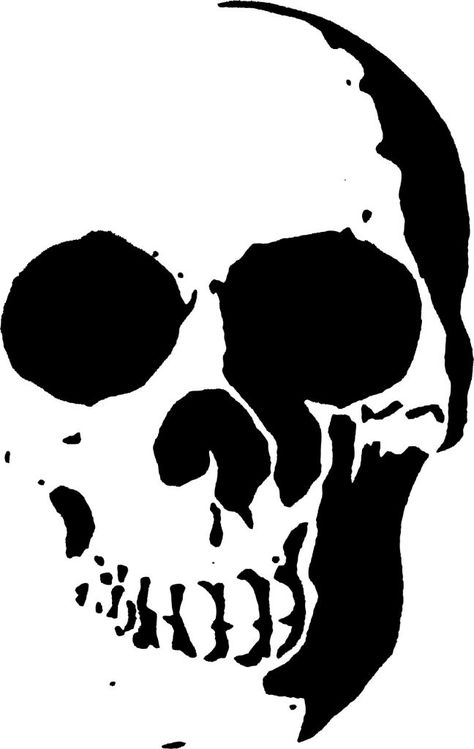 23 Free Skull Stencil Printable Templates | Guide Patterns Skull Stencil Printable, Skull Template, Stencils Printables Templates, Inkscape Tutorials, Skull Stencil, Stencils Printables, Photographie Portrait Inspiration, Free Stencils, Stencil Templates