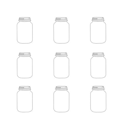 Jars Of Happiness, Happiness Template, Jar Of Happiness Template, Jar Of Happiness, Hows Your Day, Jar Template, Toples Kaca, Love Template, Template Love